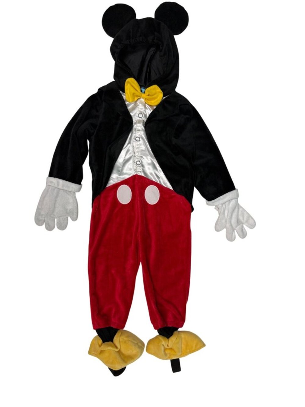 Size 3 3t Mickey Mouse Disney Tuxedo Costume Toys R Us Plush Hood Gloves Shoes